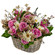 floral arrangement in a basket. Uruguay