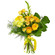 Yellow bouquet of roses and chrysanthemum. Uruguay